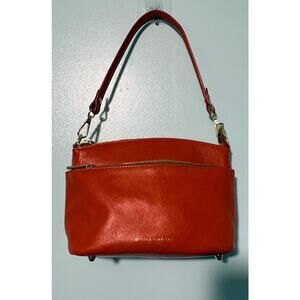 Divina Firenze Orange Leather‎ Purse Made in Italy